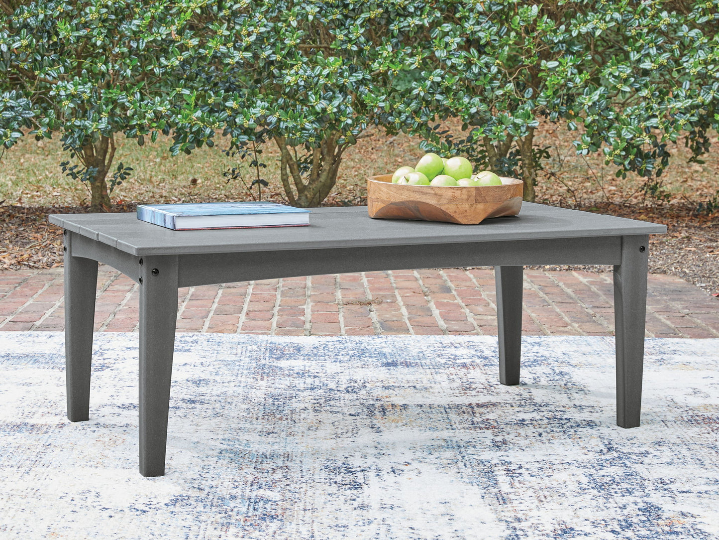Cove Beach - Rectangular Cocktail Table - Gray