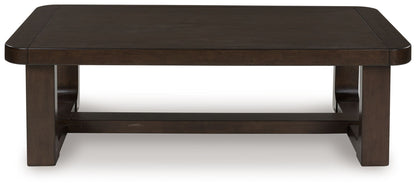Breckington - Rectangular Cocktail Table - Dark Brown