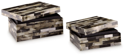 Ellford - Box Set (Set of 2) - Black / Brown / Cream