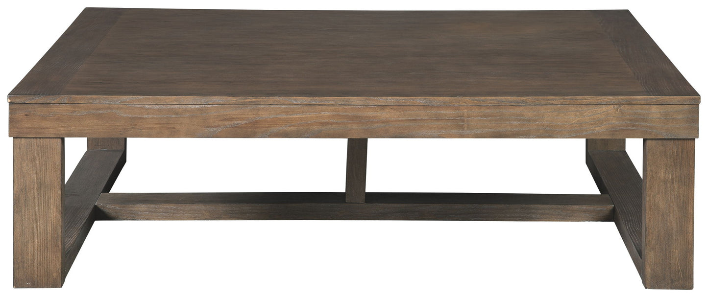 Cariton - Rectangular Cocktail Table - Gray