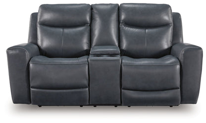 Next Move - Power Reclining Loveseat With Console / Adjustable Headrest