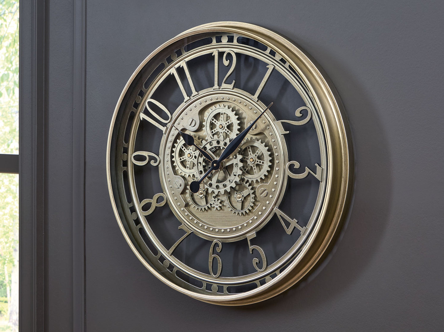 Gilover - Wall Clock - Champagne Finish