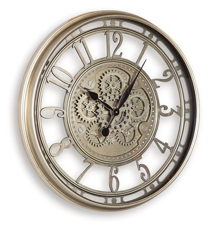 Gilover - Wall Clock - Champagne Finish
