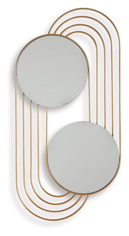 Warrenley - Accent Mirror - Gold Finish