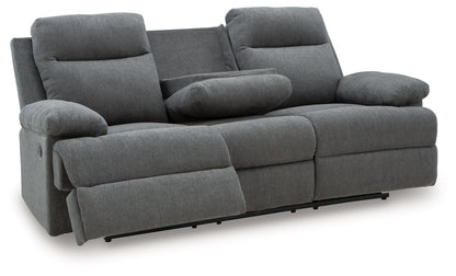 Side-Swipe - Reclining Sofa With Drop Down Table