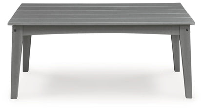 Cove Beach - Rectangular Cocktail Table - Gray