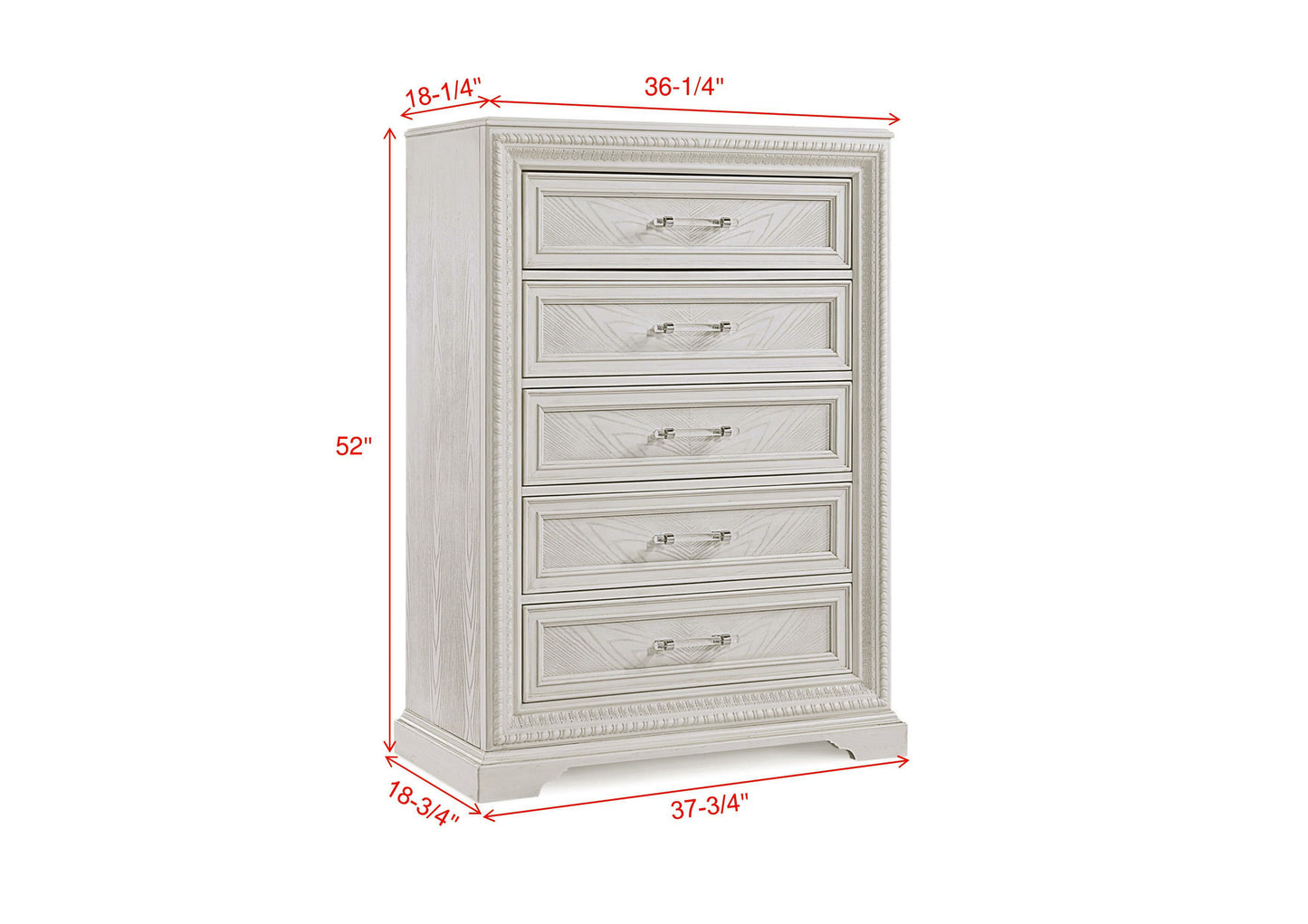 Alexandria - Accent Chest - White
