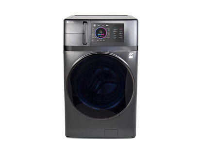 GE Profile 4.8 Cubic Foot Front Load Electric Washer Dryer Combo - Carbon Graphite